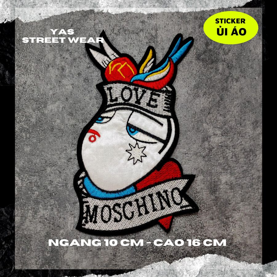 Sticker ủi áo cao cấp, miếng dán quần áo dùng làm Patch ủi, miếng vá quần áo, vá áo phao, trang trí BALO