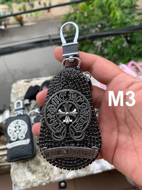 Móc ví keychain/móc khoá Chrome Hearts