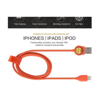 Cáp sạc cổng Lightning MARVEL (Iron Man)
