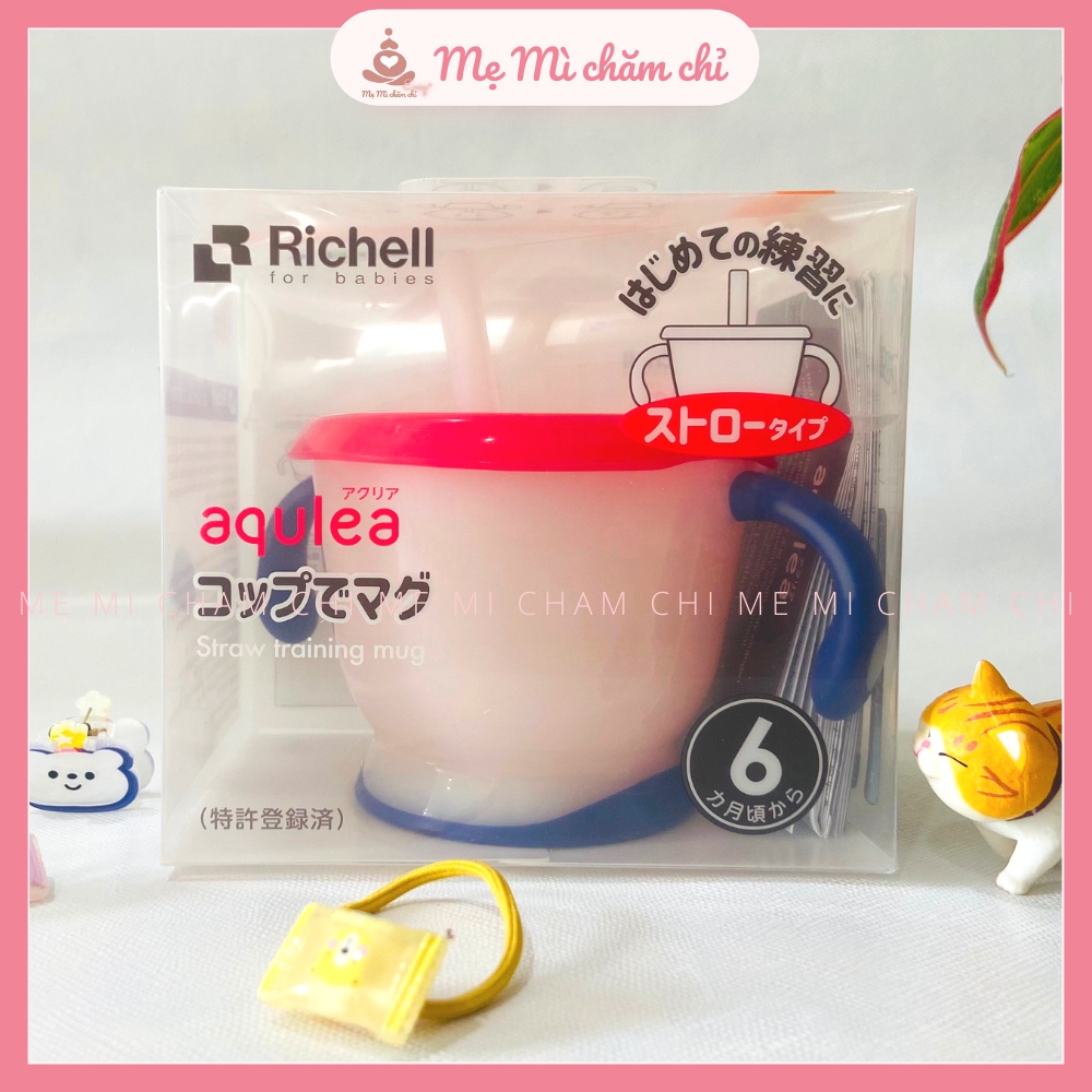 Cốc Tập Hút Richell 3 Giai Đoạn Cho Bé Từ 6 Tháng Tuổi