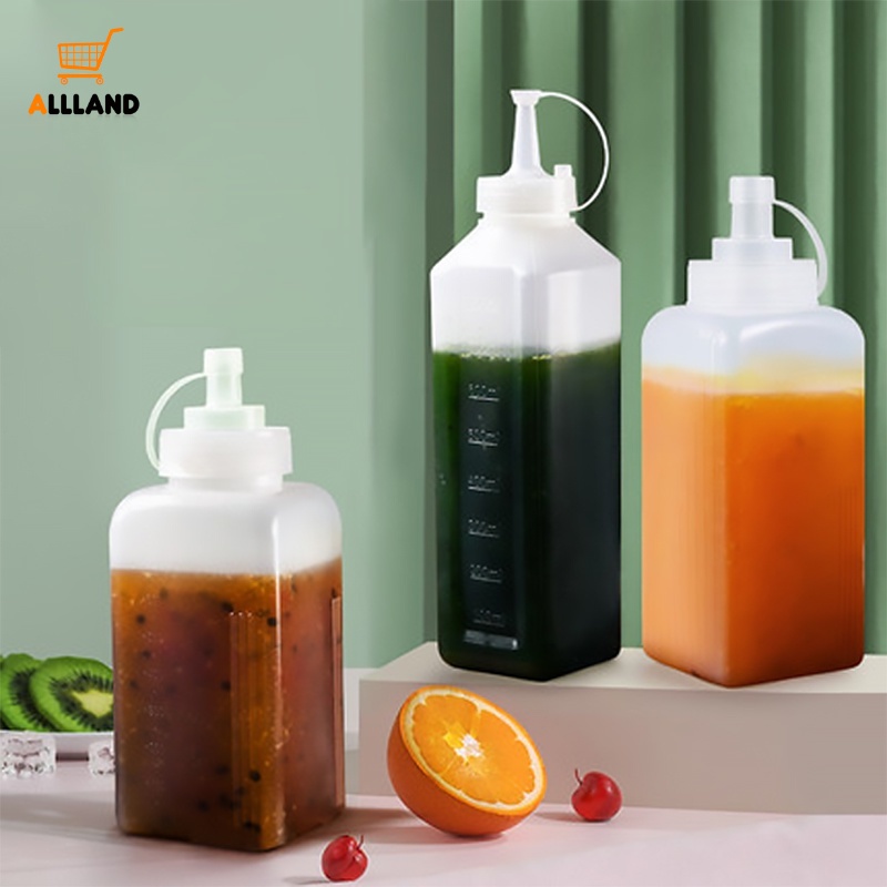 Bình Nhựa Đựng Nước Sốt/Gia Vị Cỡ Lớn Chống Rò Rỉ 800/1000ML