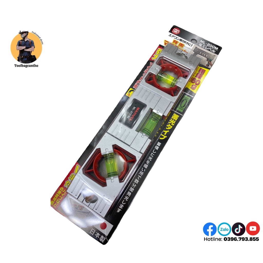 Thước thuỷ Marvel ML-200M ( Made in Japan)