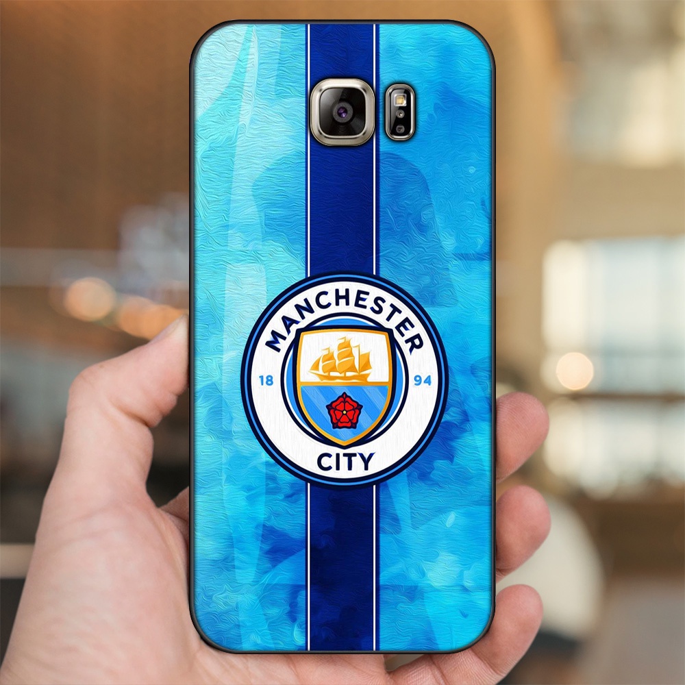 Ốp lưng Samsung Note 5 viền đen in hình Manchester City MC