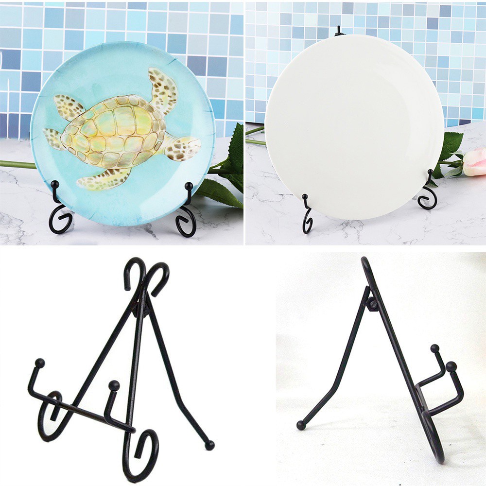 Giá đỡ trưng bày sách/đĩa/tranh ảnh nghệ thuật bằng sắt trang trí nhà cửa tiện dụng