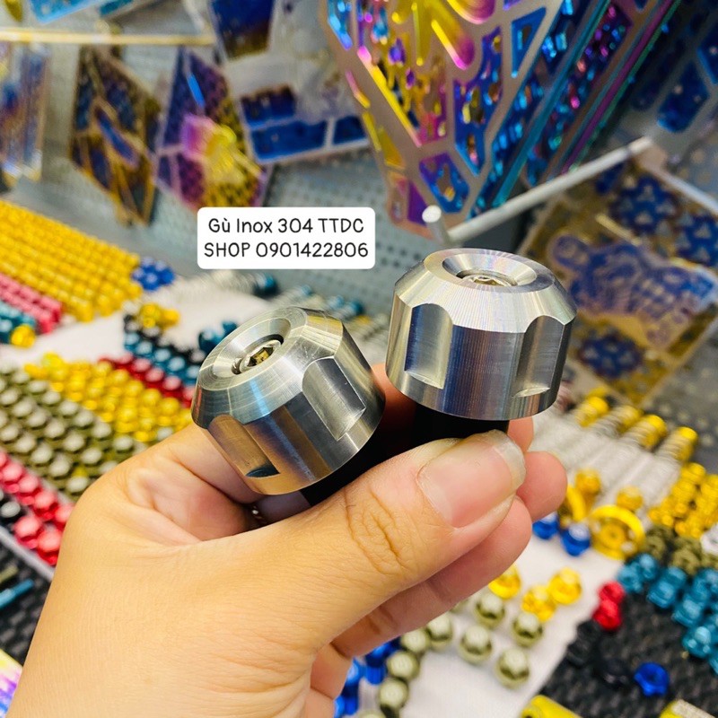 Gù inox 304 gắn mọi loại xe