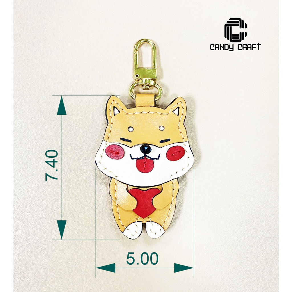 Charm thú gắn móc khóa siêu cute - phụ kiện trang trí túi