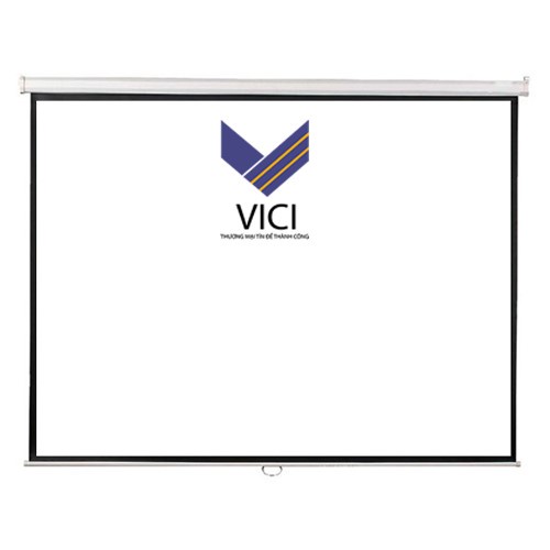 Màn Chiếu Treo Tường 100inch, Vải Màn Đẹp, Chống Mốc, Giá Treo Máy Chiếu 1M2