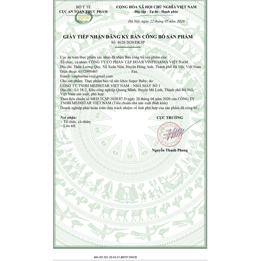 Super Baby - Kích thích tiêu hoá, ăn ngon miệng