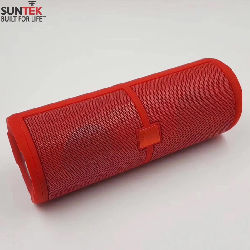 Loa Bluetooth SUNTEK S10 (Đỏ) - Âm trầm sâu, mềm với bass cộng hưởng từ loa Passive Bass Radiator - Bảo hành 12 tháng