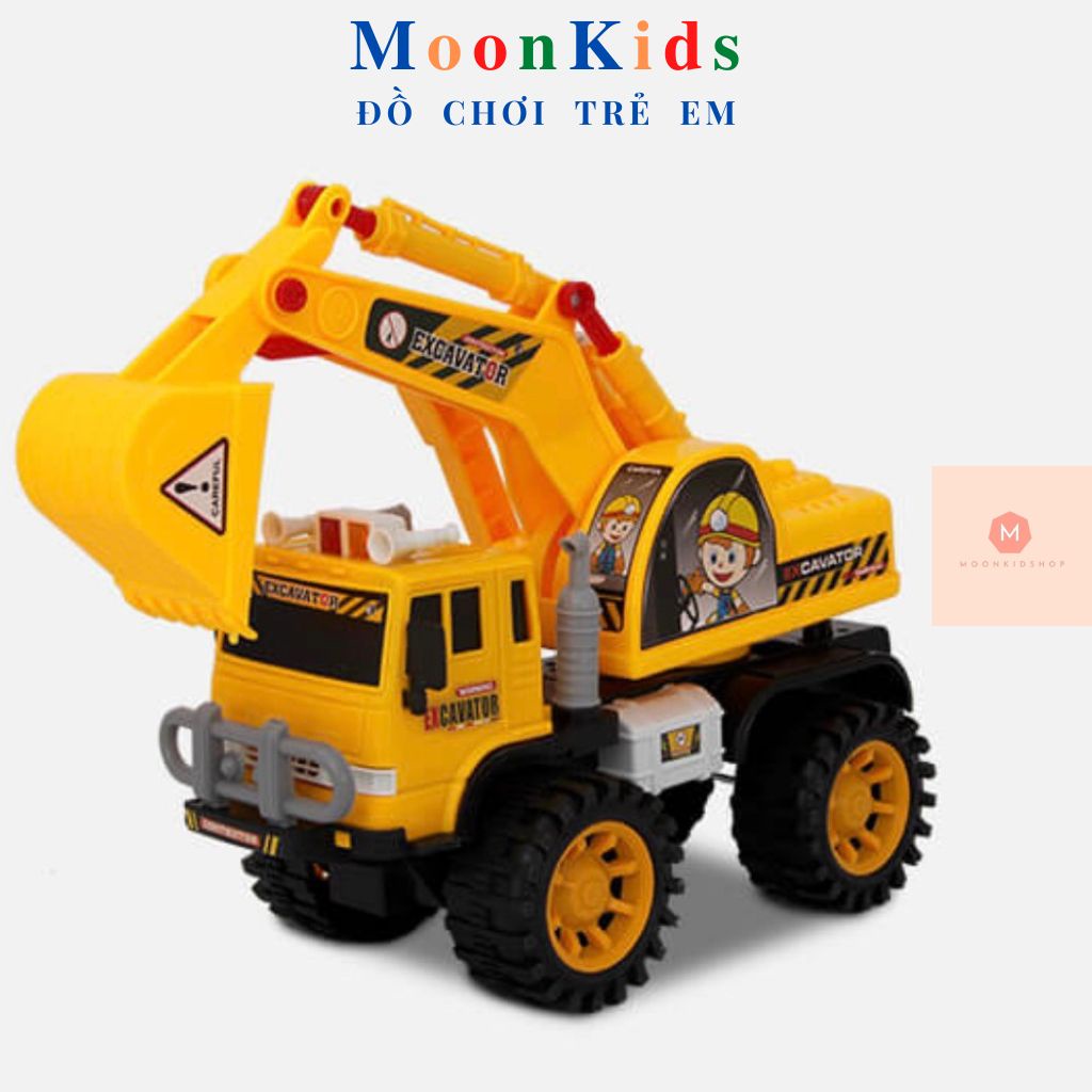 Xe ben đồ chơi cỡ lớn🚍xe cần cẩu cho bé,Xe múc đồ chơi loại to