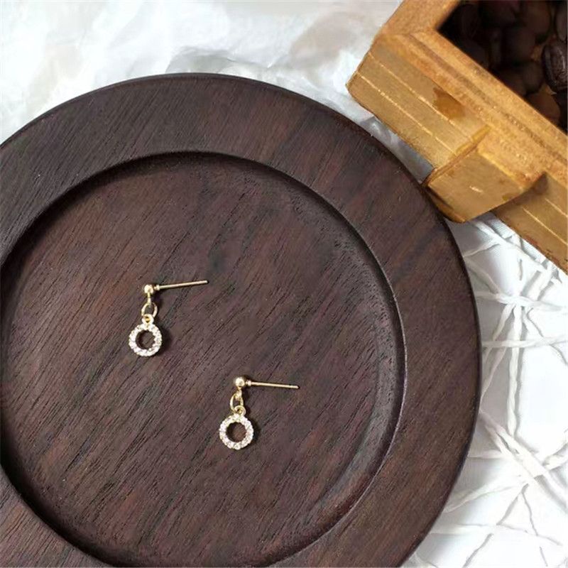 Hoa tai mạ bạc S925 - Bông tai nữ mạ bạc Ý Bling Ball dễ thương, xinh xắn ZAZA accessories KT8080