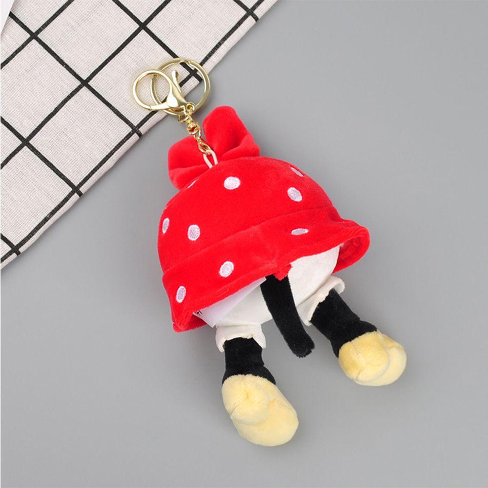 LANFY Móc Khóa Hình Chuột Mickey Nhồi Bông Hoạt Hình Đáng Yêu