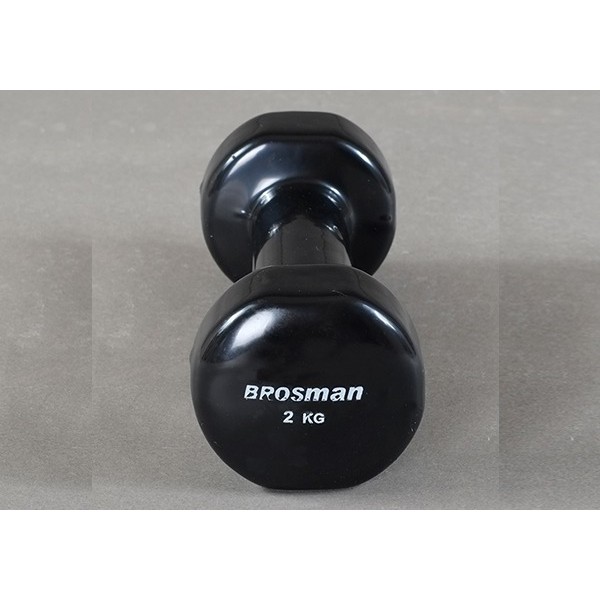Tạ tay cao su Brosman 1kg , 2kg , ... 5kg, tạ đơn lõi gang đặc cao cấp hỗ trợ tập gym tại nhà