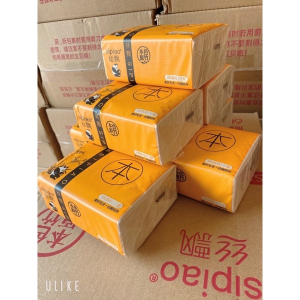 Giấy Ăn Gấu Trúc 3 Lớp Loại 300 tờ siêu mềm siêu dai P0392