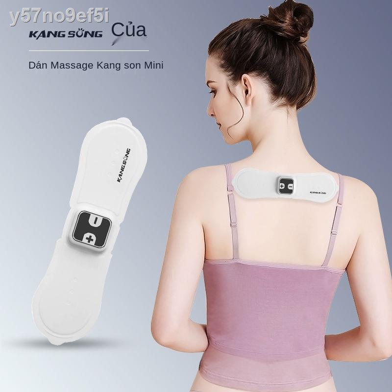 ◕Gậy massage cột sống cổ cầm tay mini điện giật điểm rung xung sưởi ấm máy mát xa nhỏ cho cổ, vai và gáy