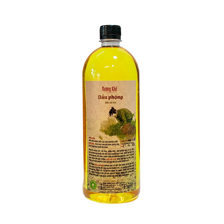 Dầu Phộng  Nguyên Chất Hương Khê - dầu ăn ép thủ công, canh tác không hóa chất - 500ml/ 1lit - One4One