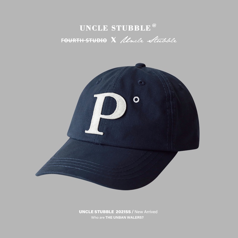 Mũ beret Dệt Kim Mềm Mại Màu Xanh navy Đậm Thời Trang Cho Nam Và Nữ