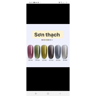 Sơn gel thạch as chọn lẻ màu