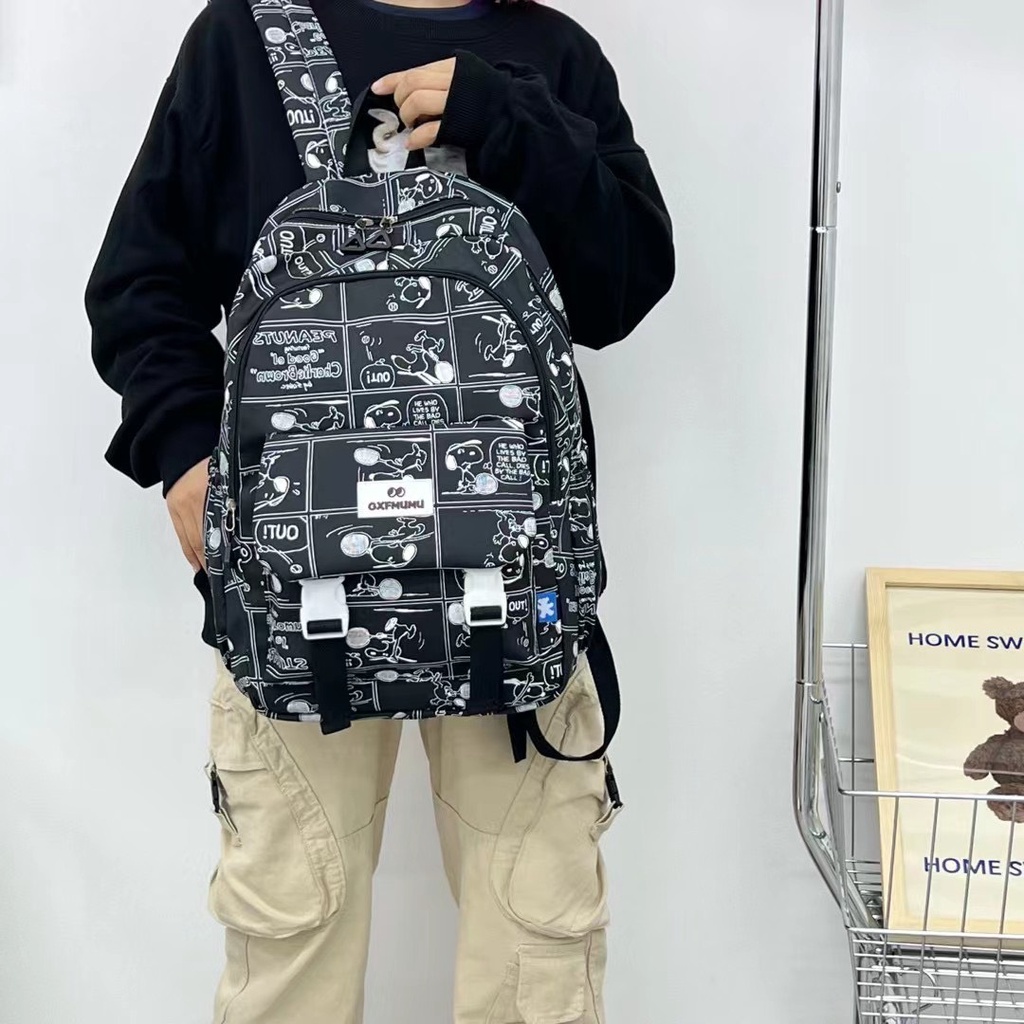Balo Nữ Thời Trang Hàn Quốc Phong Cách Ulzzang Dễ Thương Đựng Laptop Chống Thấm Nước Dùng Đi Chơi Đi Học R5549