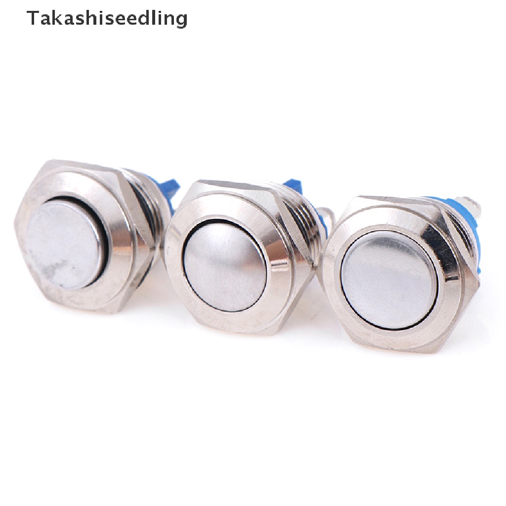 Công tắc nhấn bằng kim loại cỡ 16mm thay thế tiện dụng