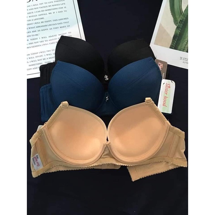 Áo ngực nữ Sister hood 915 cúp A,  áo lót thông hơi, nâng nhẹ, vải mềm mát, Thái Lan, BOMSISTER , LAVENUSA, LOT STORE