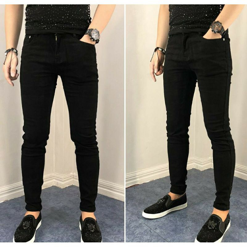 Quần jean nam baggy ống rộng suông quần bò nam đẹp