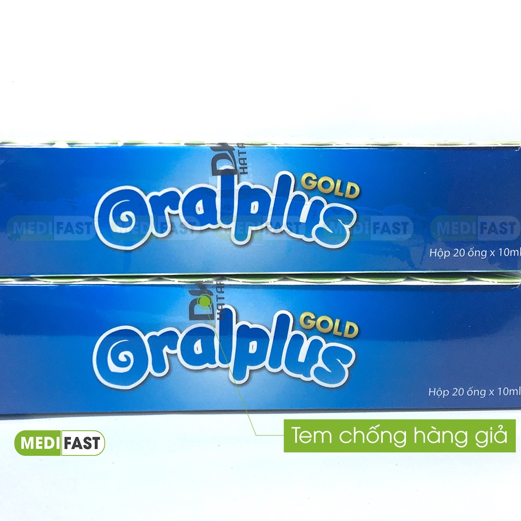 Vitamin cho bé Oralplus Gold giúp tăng cường hấp thu dưỡng chất, tăng sức đề kháng từ lysin, taurin và kẽm - Hộp 20 ốngt