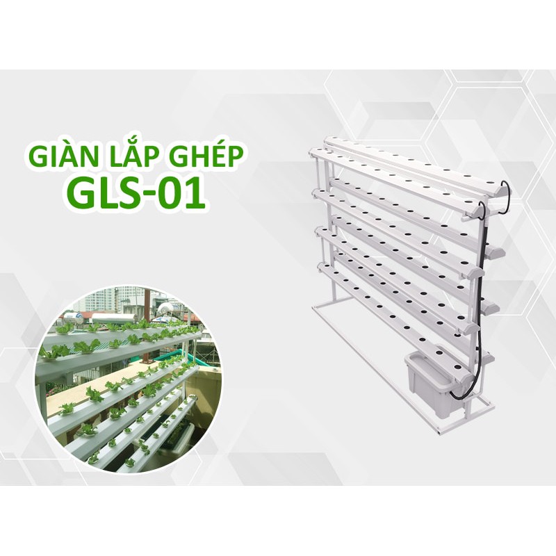 Giàn thuỷ canh tay đỡ ban công, sân thượng GLS-01