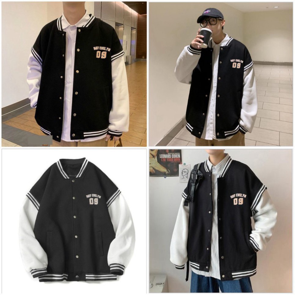 Áo Bomber  09  - Áo Khoác Bomber Chất Liệu  tricot hàn