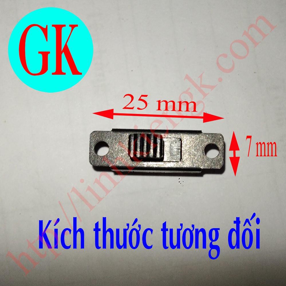 [5 cái] Công tắc gạt 6 chân 2 vị trí 25mm