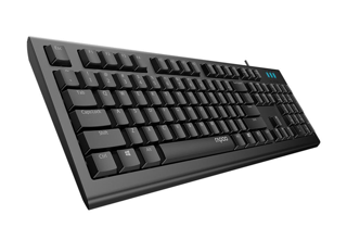 Bàn phím có dây Rapoo NK1800 Wired (Đen) (SMC)
