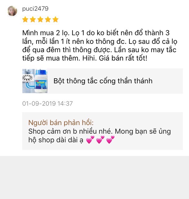 [Loại cực mạnh] Bột thông tắc cống, tẩy được lồng máy giặt cực mạnh 260g