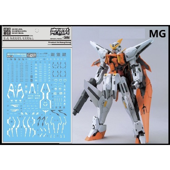 Decal nước MG 1/100 Gundam Kyrios DL