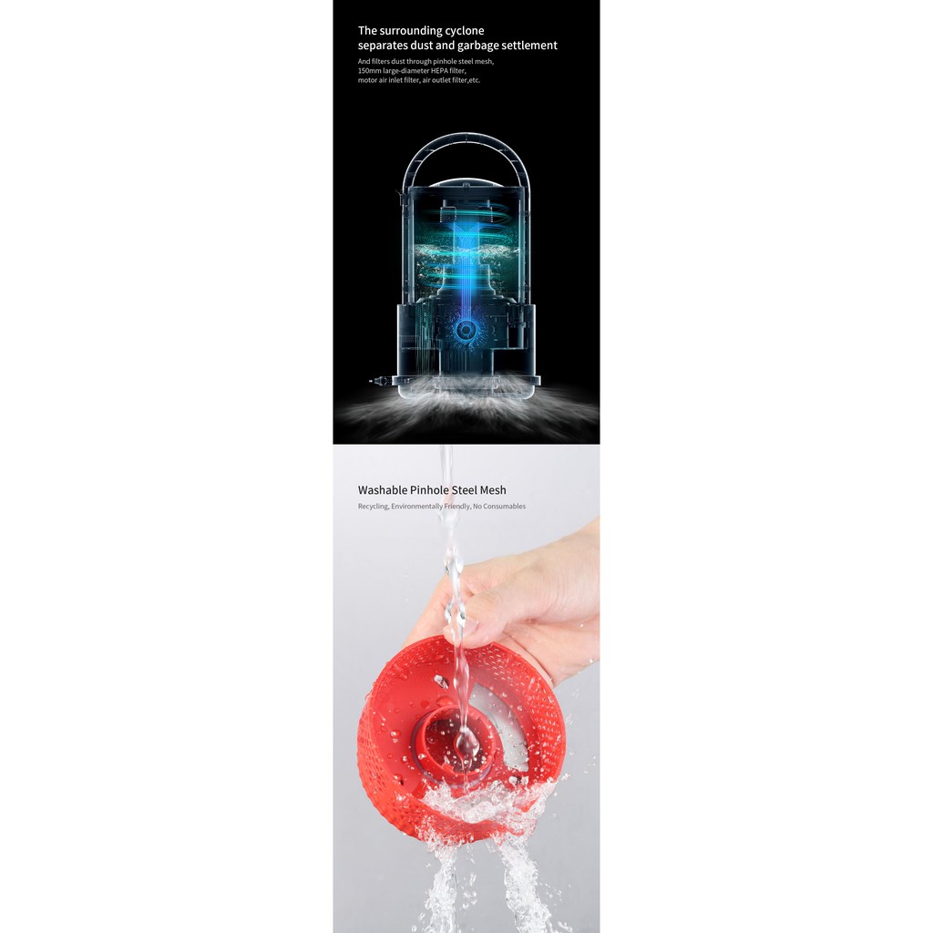 Máy Hút Bụi DEERMA DEM-TJ210 Lực Hút 18000Pa, Công suất 1200W ( Hút Được Nước) | BigBuy360 - bigbuy360.vn