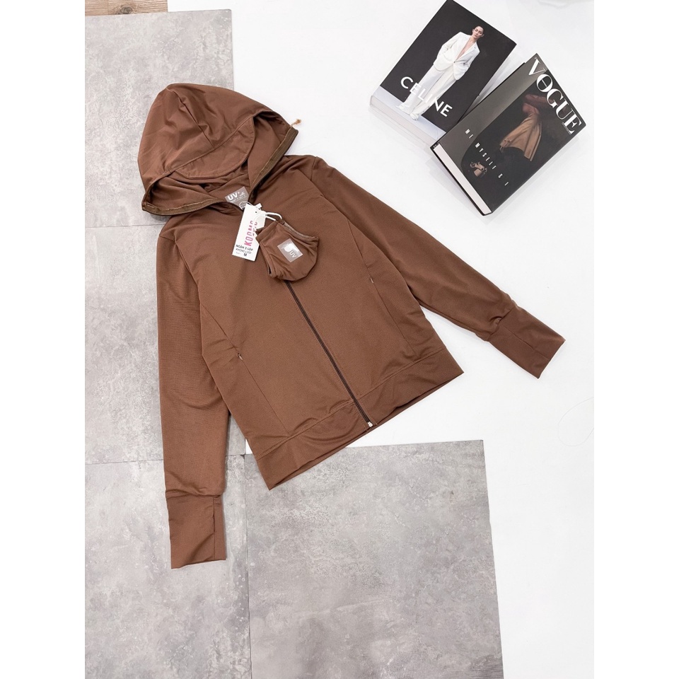 Áo Chống Nắng Lưới Tản Nhiệt 2 Lớp Dáng Ngắn Nữ Thuy Clothing - Vải Thông Hơi Hạt Cườm Bao Đẹp siêu xinh