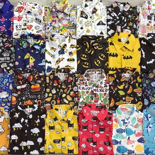 Heo Mặp Shop  Áo sơ mi hoạt hình NHÓM/LỚP