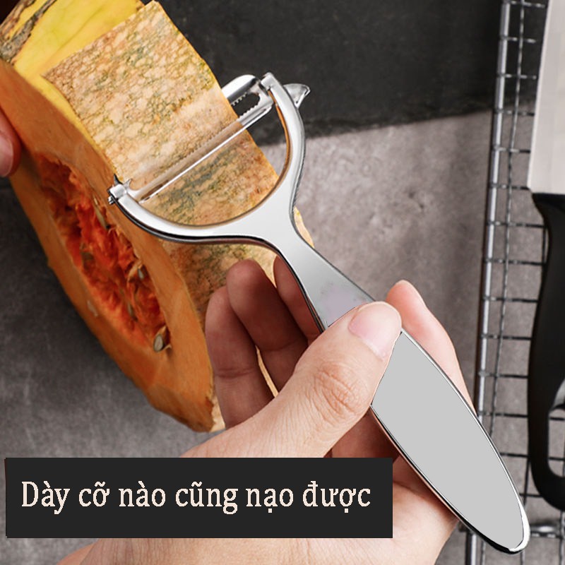 Nạo Mướp Thái Lát Inox Thép không gỉ SUS 304 Cực Dày và Cứng Cáp 2 trong 1