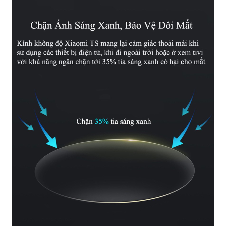 Kính Không Độ Xiaomi TS Turok Steinhardt Chặn Ánh Sáng Xanh