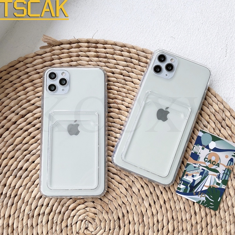 Ốp Điện Thoại Silicon Có Ngăn Đựng Thẻ Cho Samsung Galaxy Note 20 Ultra S21 S20 Fe S21 S20 Ultra S21 S20 S10 S9 S8 Plus S10 Lite