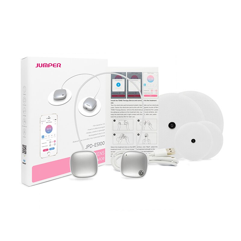 MÁY MASSAGE VẬT LÝ TRỊ LIỆU LIỆU PHÁP TENS JUMPER JPD-ES100 (BLUETOOTH)