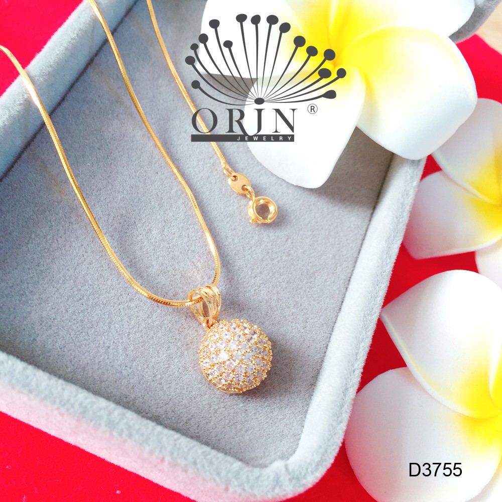 Dây chuyền mặt cầu cao cấp dạng dây mì thiết kế Orin D3755 đẳng cấp