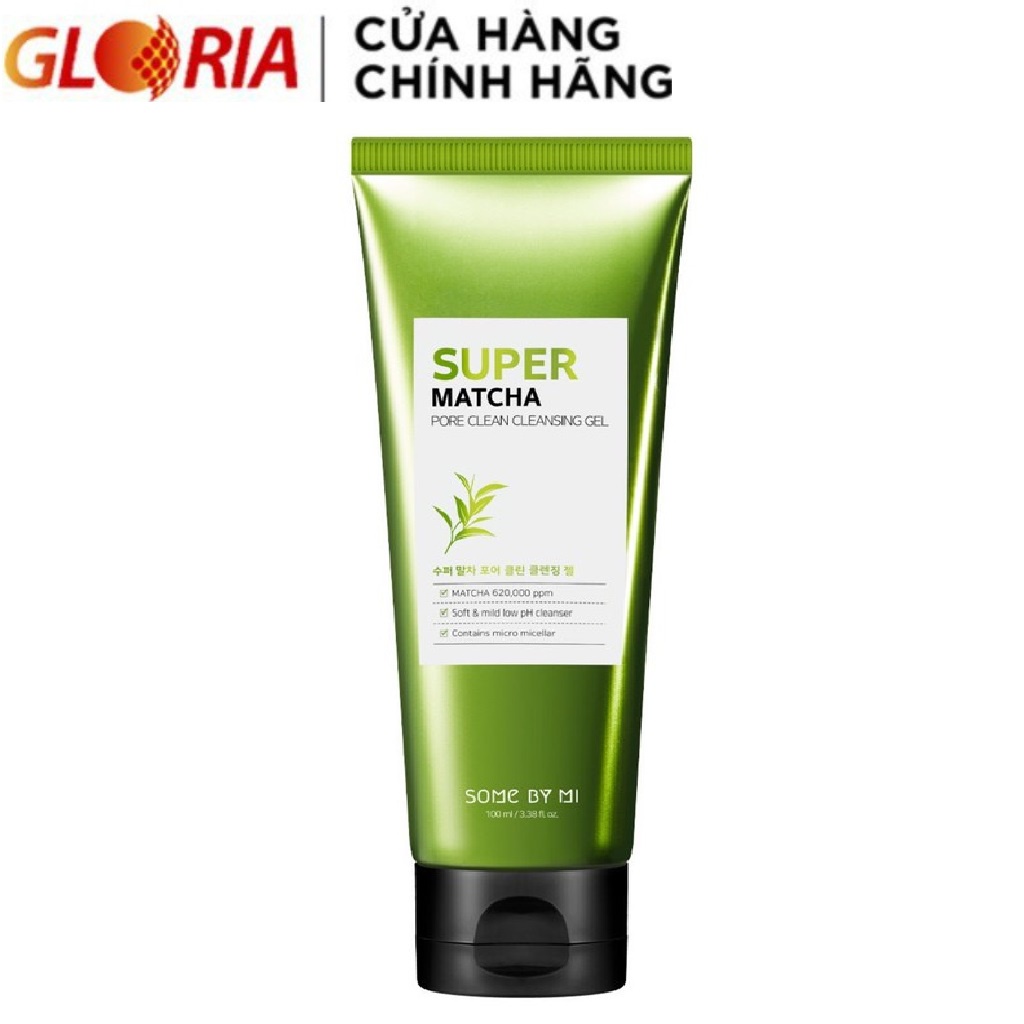 Sữa Rửa Mặt Some By Mi Super Matcha Pore Clean Cleansing Gel 100ml