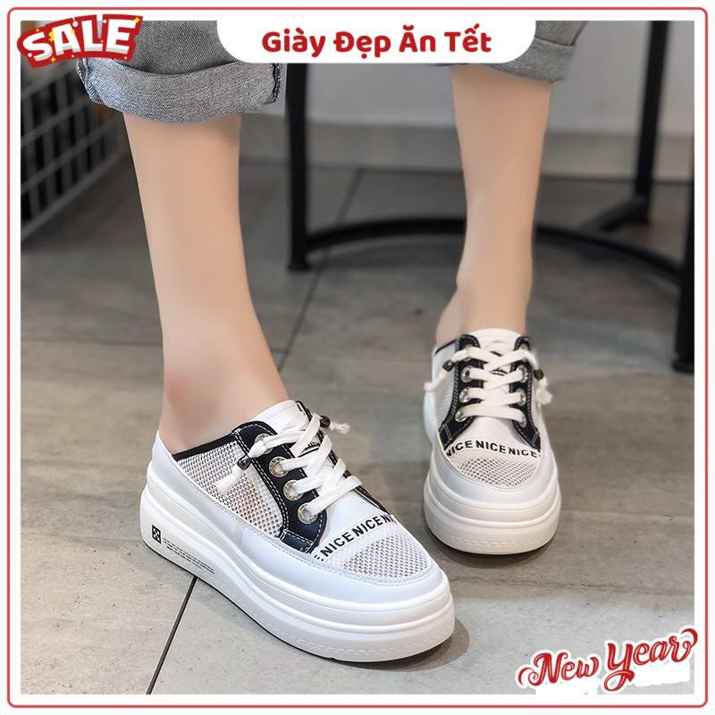 Giày sục thể thao phối lưới Nicen | BigBuy360 - bigbuy360.vn