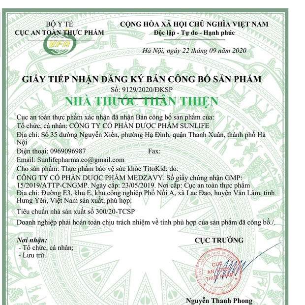 TITOKID - Hỗ trợ tăng cường tiêu hóa, giúp ăn ngon, nâng cao sức đề kháng (20 gói)