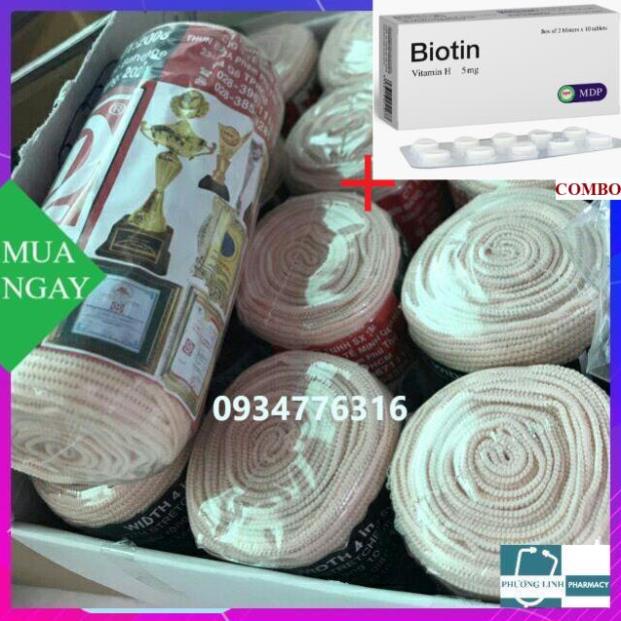 Combo Biotin 5mg+ BĂNG THUN 2 MÓC MINH QUANG