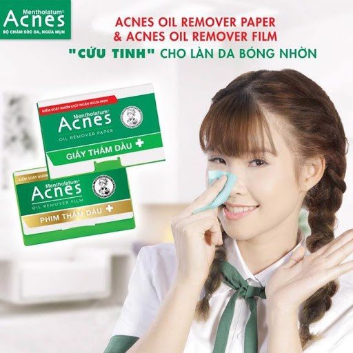 Giấy Thấm Dầu Acnes Oil Remover Paper gói 100 tờ