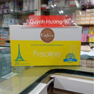 Muối sinh lý Fysoline Gifrer hộp 20 ống của Pháp