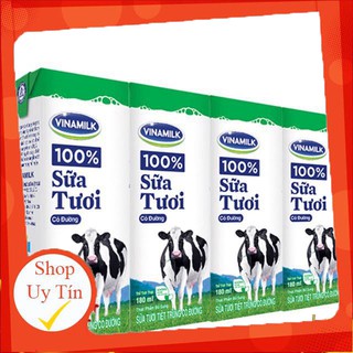 1 Thùng 48 hộp Sữa tươi 100% Vinamilk hộp 180ml