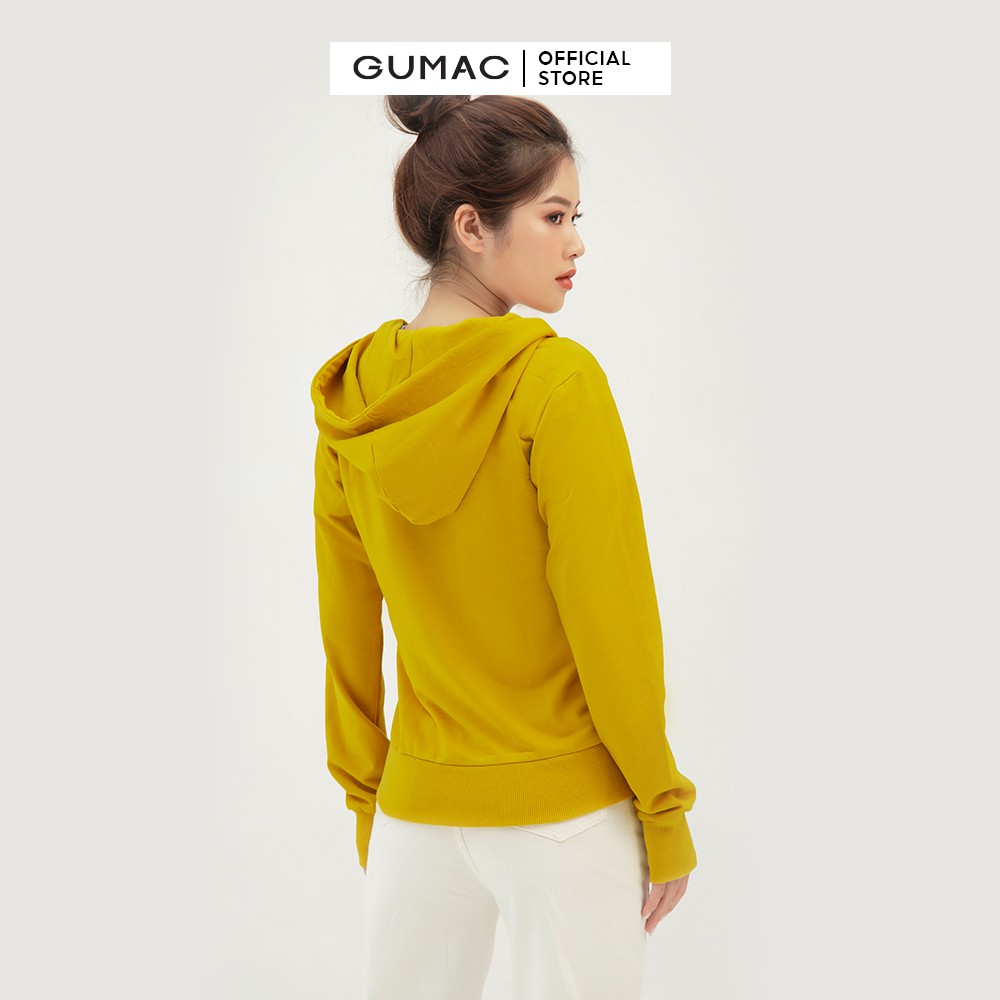 Áo khoác nữ chống nắng thiết kế basic, chất liệu da cá cao cấp GUMAC AB363