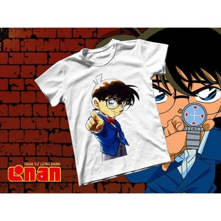 Áo thun Cotton Unisex - Anime - Conan - Thám tử lừng danh conan